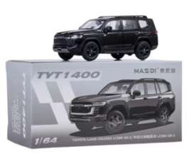 Toyota  - Land Rover LC300  GR-S black - 1:64 - Massdi - TYT1400 - MAS-TYT1400 | Toms Modelautos