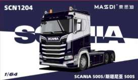 Scania  - R500S dark navy/white - 1:64 - Massdi - SCN1204 - MAS-SCN1204 | Toms Modelautos