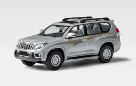 Toyota  - Prado LC150 silver - 1:64 - Massdi - TYT2304 - MAS-TYT2304 | Toms Modelautos