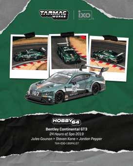 Bentley  - Continental  2019 green - 1:64 - Tarmac - T64-030-19SPA107 - TC-T64-030-19SPA107 | Toms Modelautos